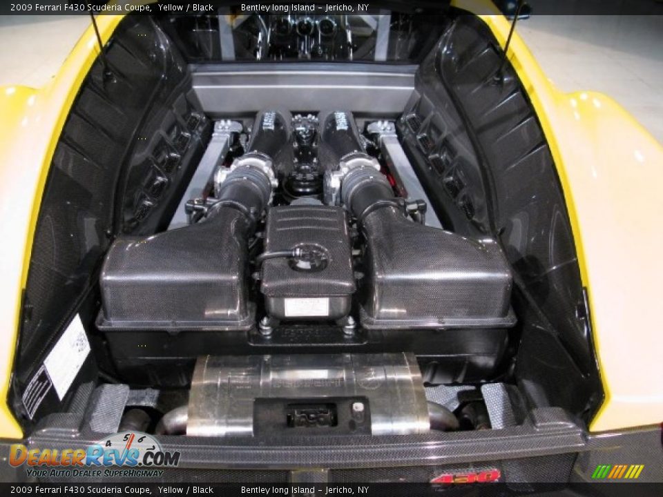 2009 Ferrari F430 Scuderia Coupe Yellow / Black Photo #15