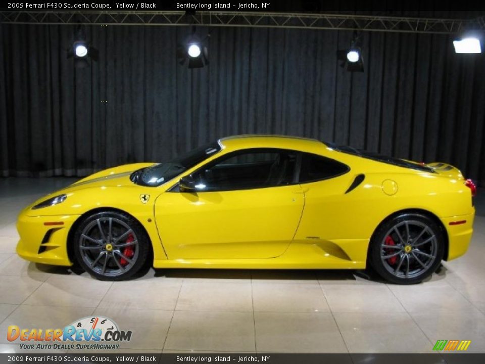 2009 Ferrari F430 Scuderia Coupe Yellow / Black Photo #16
