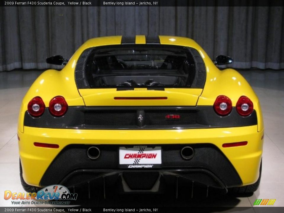 2009 Ferrari F430 Scuderia Coupe Yellow / Black Photo #17