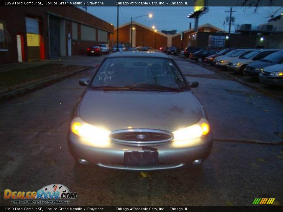 1999 Ford Contour SE Spruce Green Metallic / Graystone Photo #1