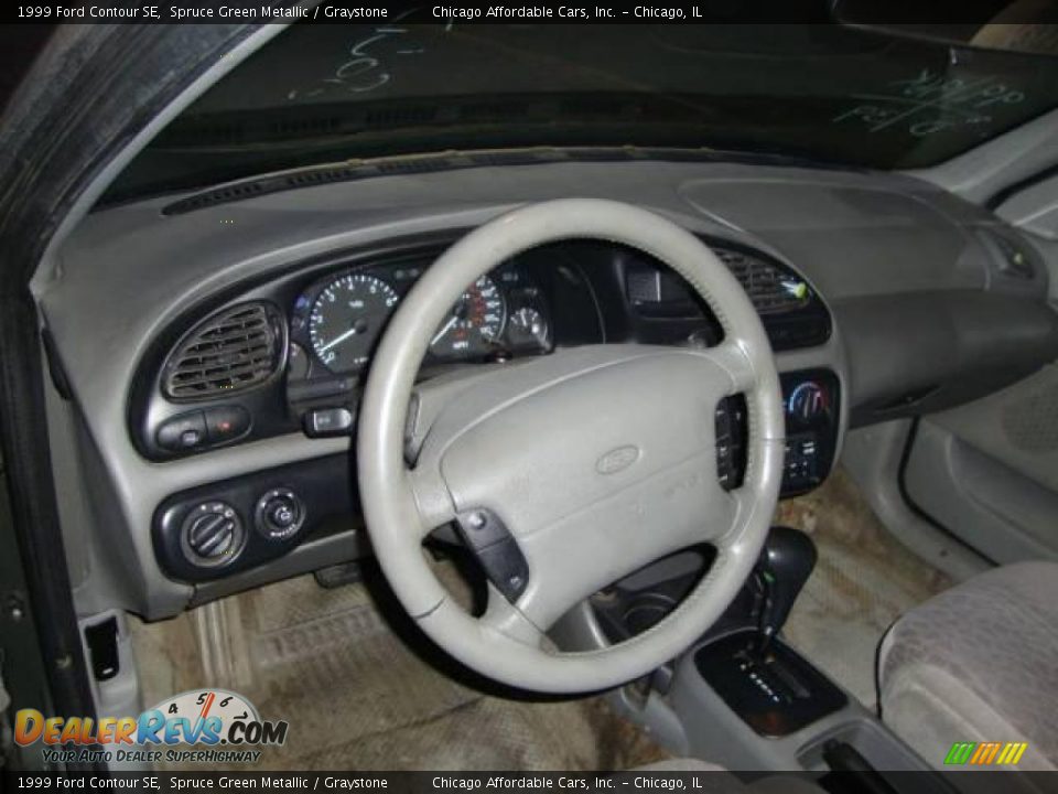 1999 Ford Contour SE Spruce Green Metallic / Graystone Photo #5