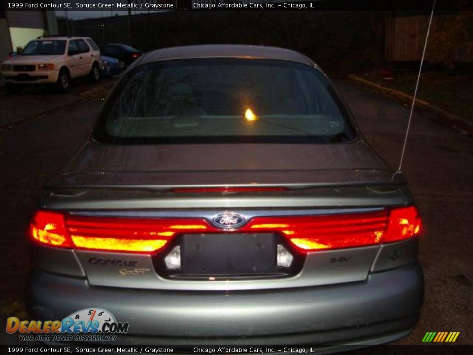 1999 Ford Contour SE Spruce Green Metallic / Graystone Photo #6