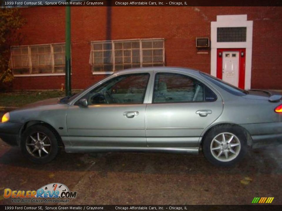 1999 Ford Contour SE Spruce Green Metallic / Graystone Photo #8