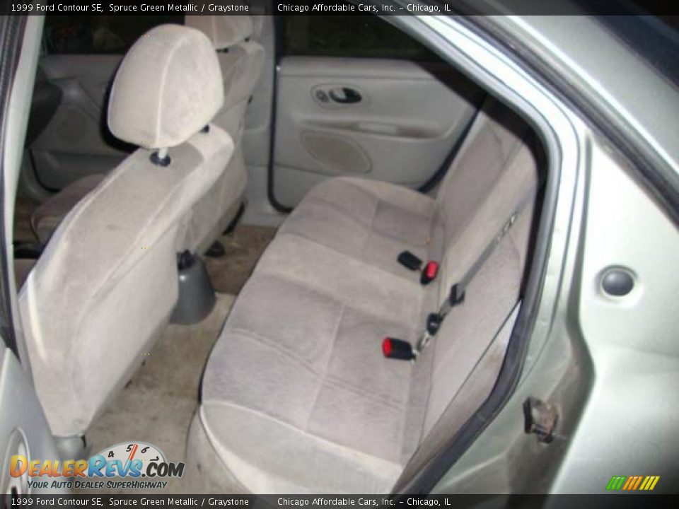 1999 Ford Contour SE Spruce Green Metallic / Graystone Photo #10