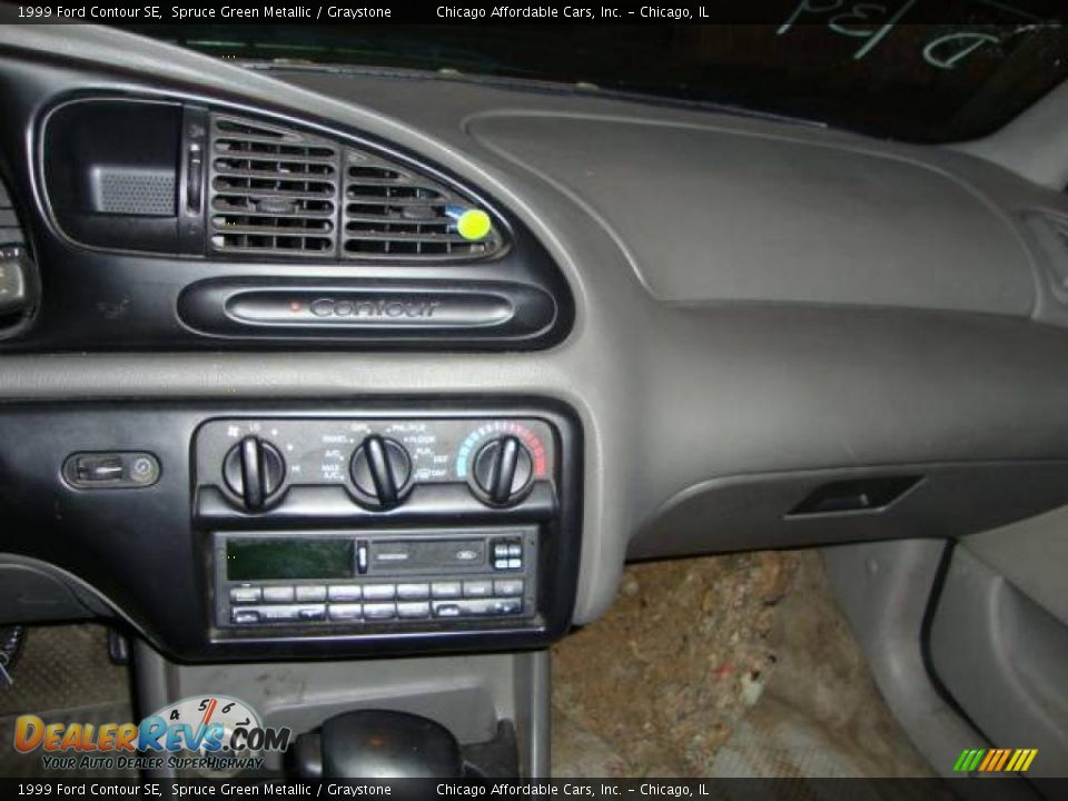 1999 Ford Contour SE Spruce Green Metallic / Graystone Photo #11