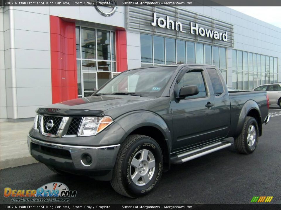 2007 Nissan Frontier SE King Cab 4x4 Storm Gray / Graphite Photo #1