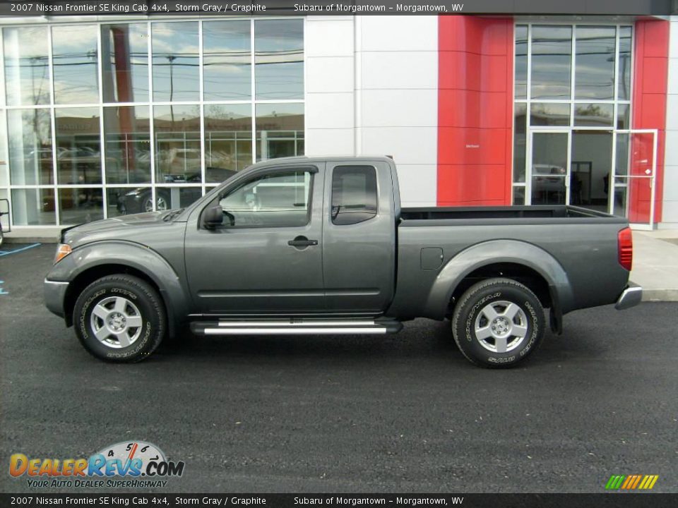 2007 Nissan Frontier SE King Cab 4x4 Storm Gray / Graphite Photo #2