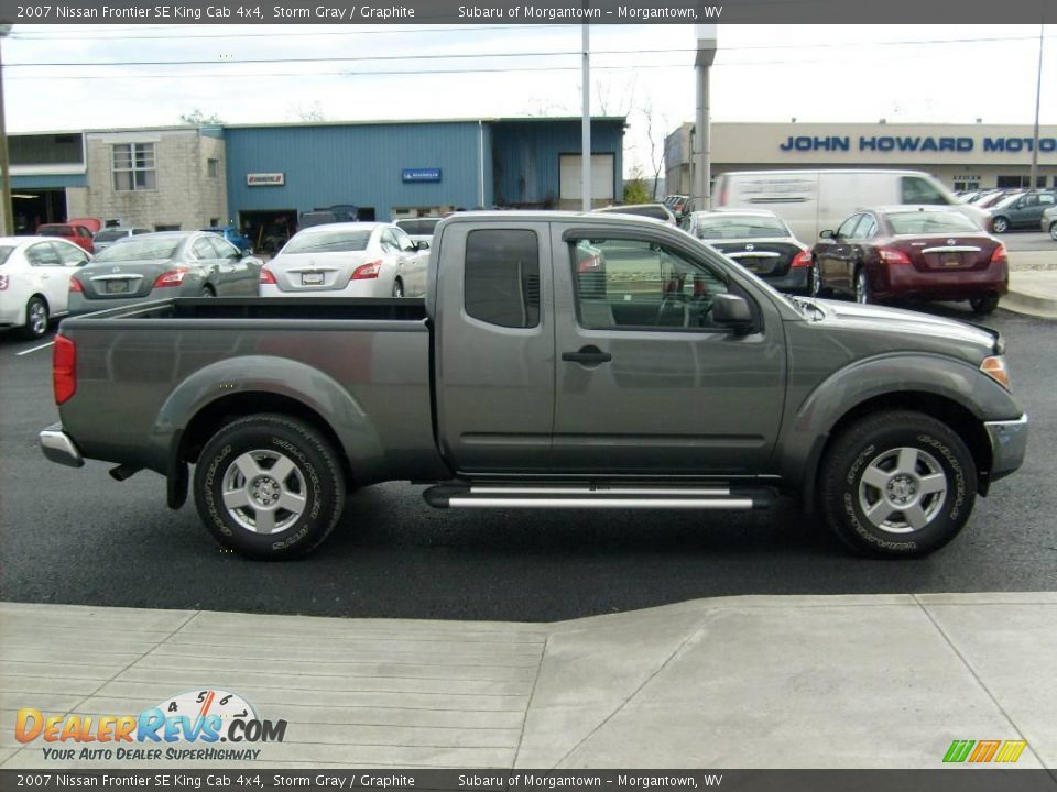 2007 Nissan Frontier SE King Cab 4x4 Storm Gray / Graphite Photo #6