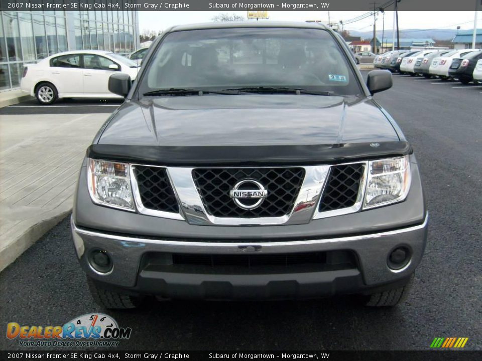2007 Nissan Frontier SE King Cab 4x4 Storm Gray / Graphite Photo #8