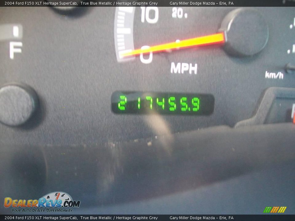 2004 Ford F150 XLT Heritage SuperCab True Blue Metallic / Heritage Graphite Grey Photo #15