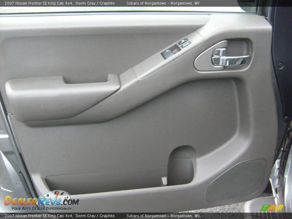 2007 Nissan Frontier SE King Cab 4x4 Storm Gray / Graphite Photo #12
