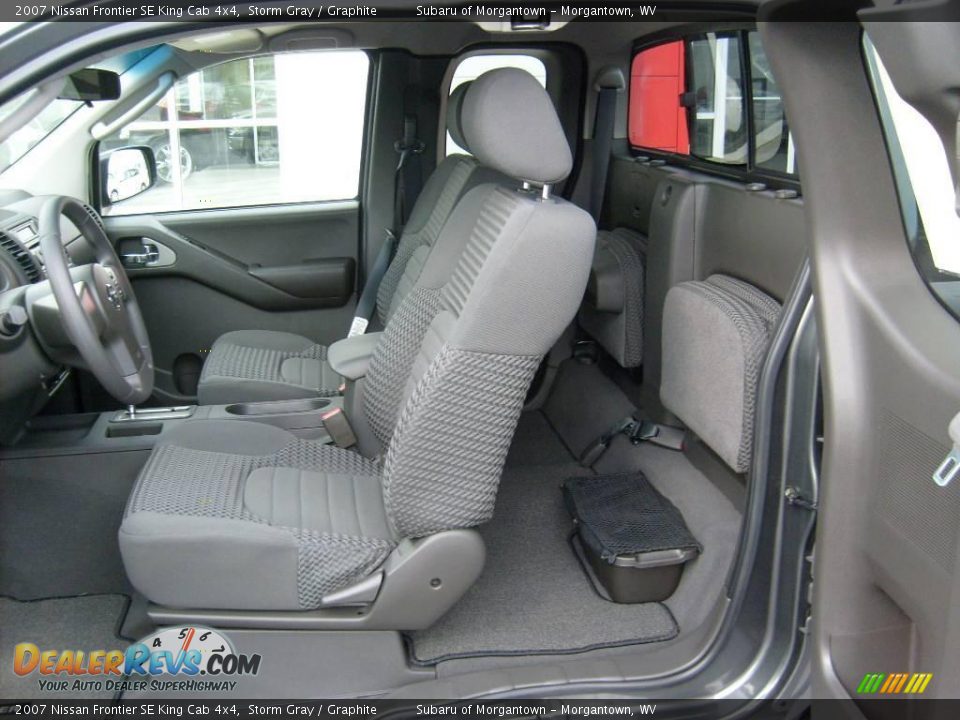 2007 Nissan Frontier SE King Cab 4x4 Storm Gray / Graphite Photo #13