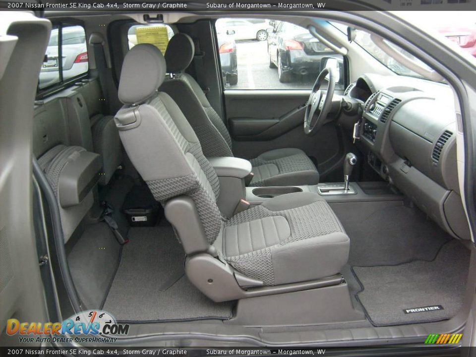 2007 Nissan Frontier SE King Cab 4x4 Storm Gray / Graphite Photo #15
