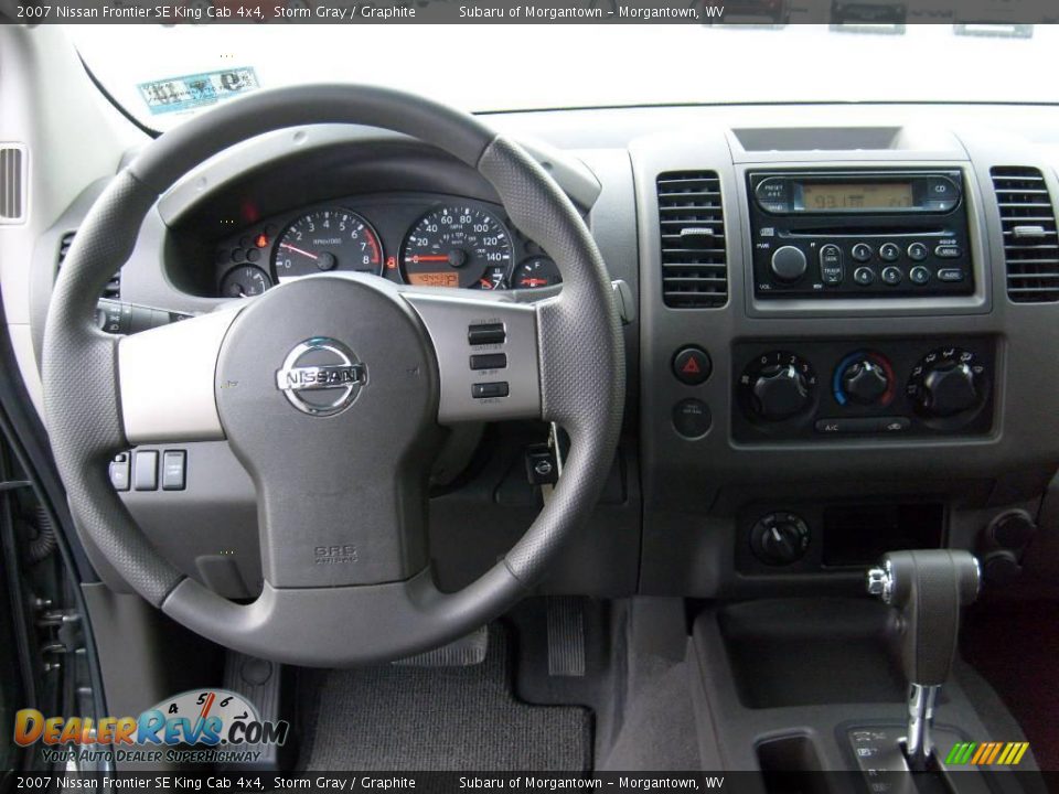 2007 Nissan Frontier SE King Cab 4x4 Storm Gray / Graphite Photo #18