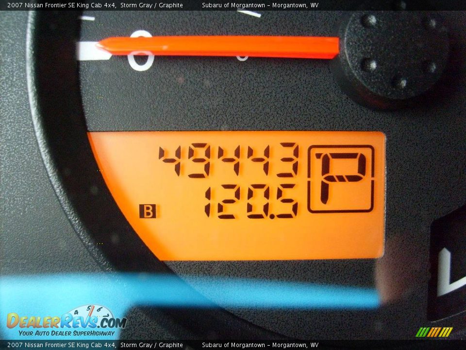 2007 Nissan Frontier SE King Cab 4x4 Storm Gray / Graphite Photo #20