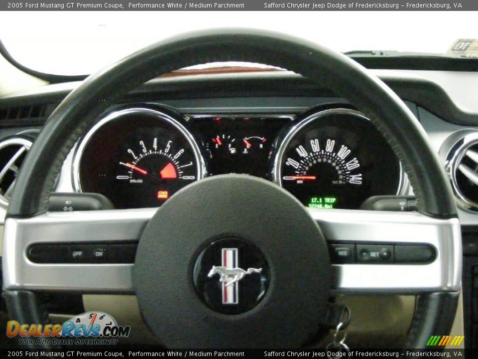 2005 Ford Mustang GT Premium Coupe Performance White / Medium Parchment Photo #8