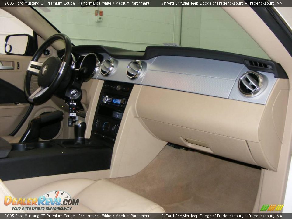 2005 Ford Mustang GT Premium Coupe Performance White / Medium Parchment Photo #14