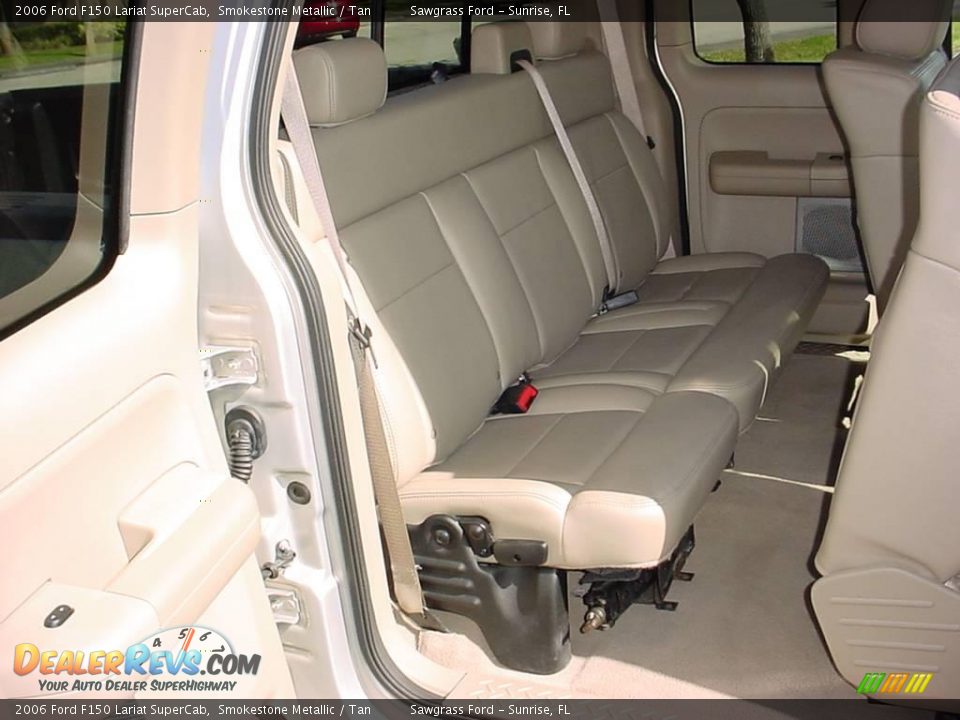 2006 Ford F150 Lariat SuperCab Smokestone Metallic / Tan Photo #13