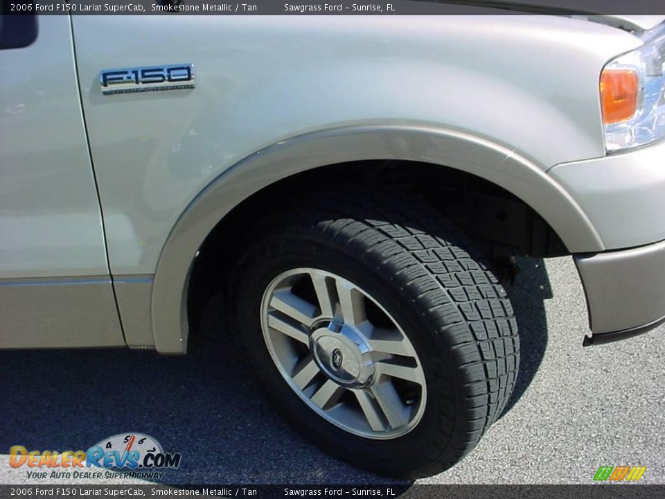 2006 Ford F150 Lariat SuperCab Smokestone Metallic / Tan Photo #15