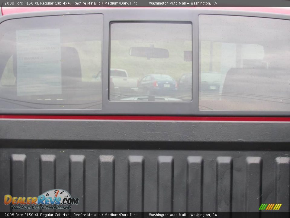 2008 Ford F150 XL Regular Cab 4x4 Redfire Metallic / Medium/Dark Flint Photo #6