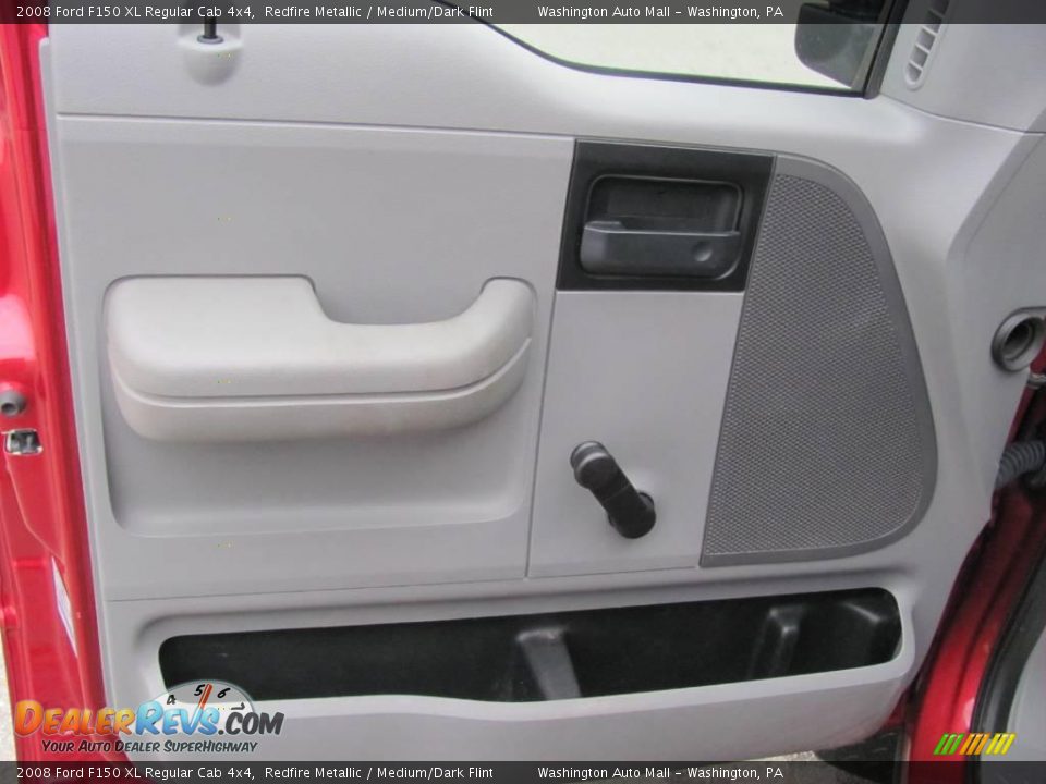 2008 Ford F150 XL Regular Cab 4x4 Redfire Metallic / Medium/Dark Flint Photo #14