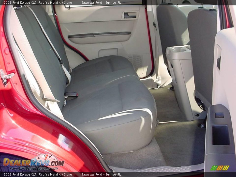 2008 Ford Escape XLS Redfire Metallic / Stone Photo #13