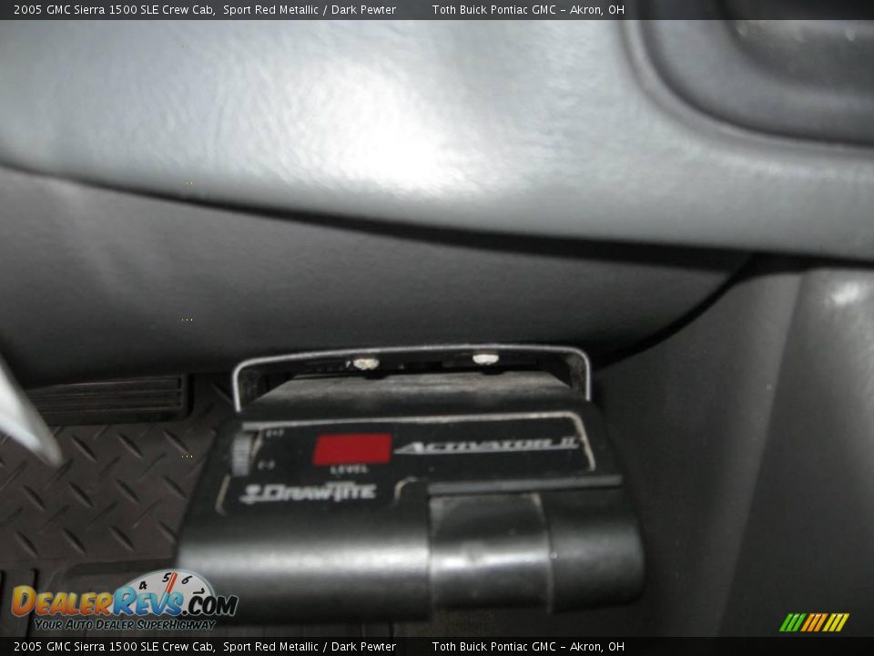 2005 GMC Sierra 1500 SLE Crew Cab Sport Red Metallic / Dark Pewter Photo #13