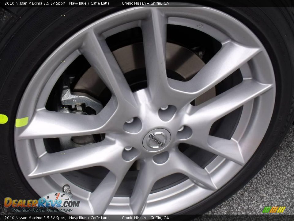 2010 Nissan Maxima 3.5 SV Sport Navy Blue / Caffe Latte Photo #9