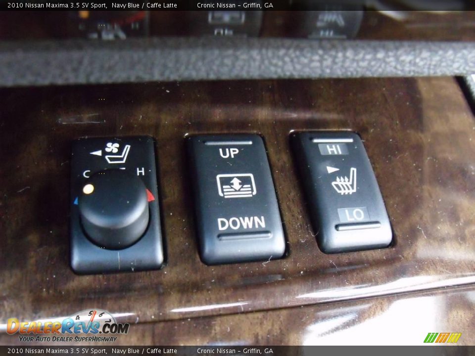 2010 Nissan Maxima 3.5 SV Sport Navy Blue / Caffe Latte Photo #18