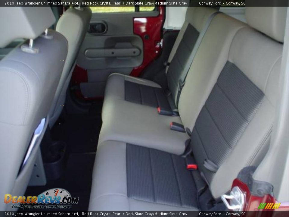 2010 Jeep Wrangler Unlimited Sahara 4x4 Red Rock Crystal Pearl / Dark Slate Gray/Medium Slate Gray Photo #20