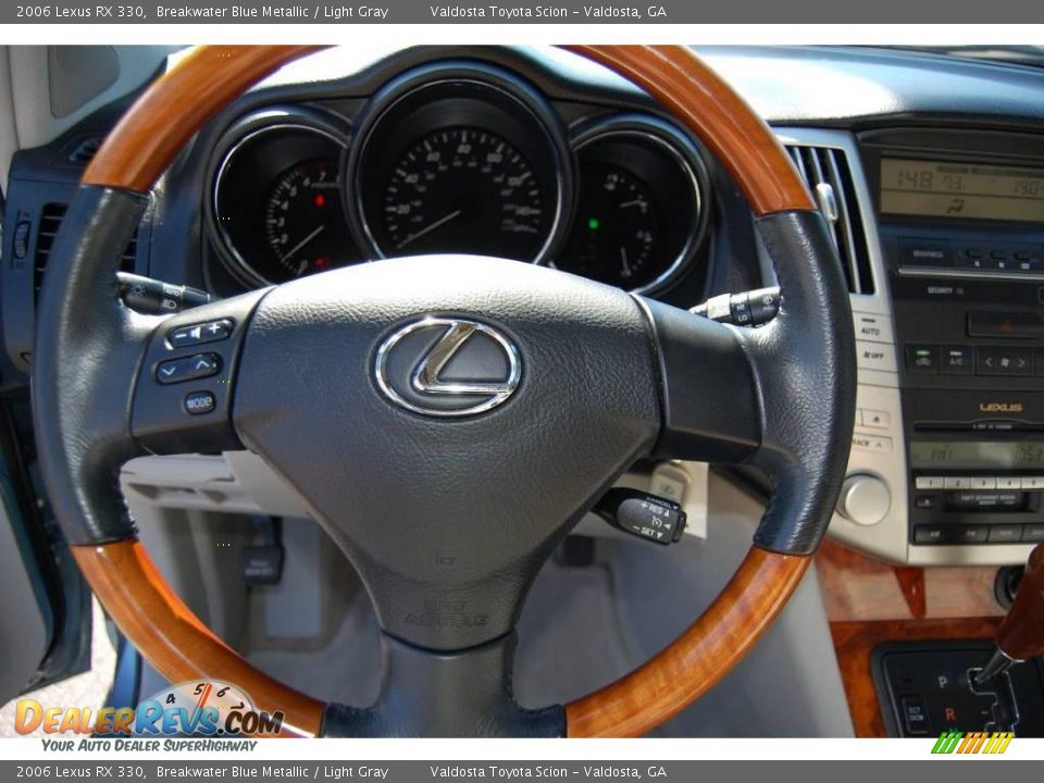 2006 Lexus RX 330 Breakwater Blue Metallic / Light Gray Photo #10