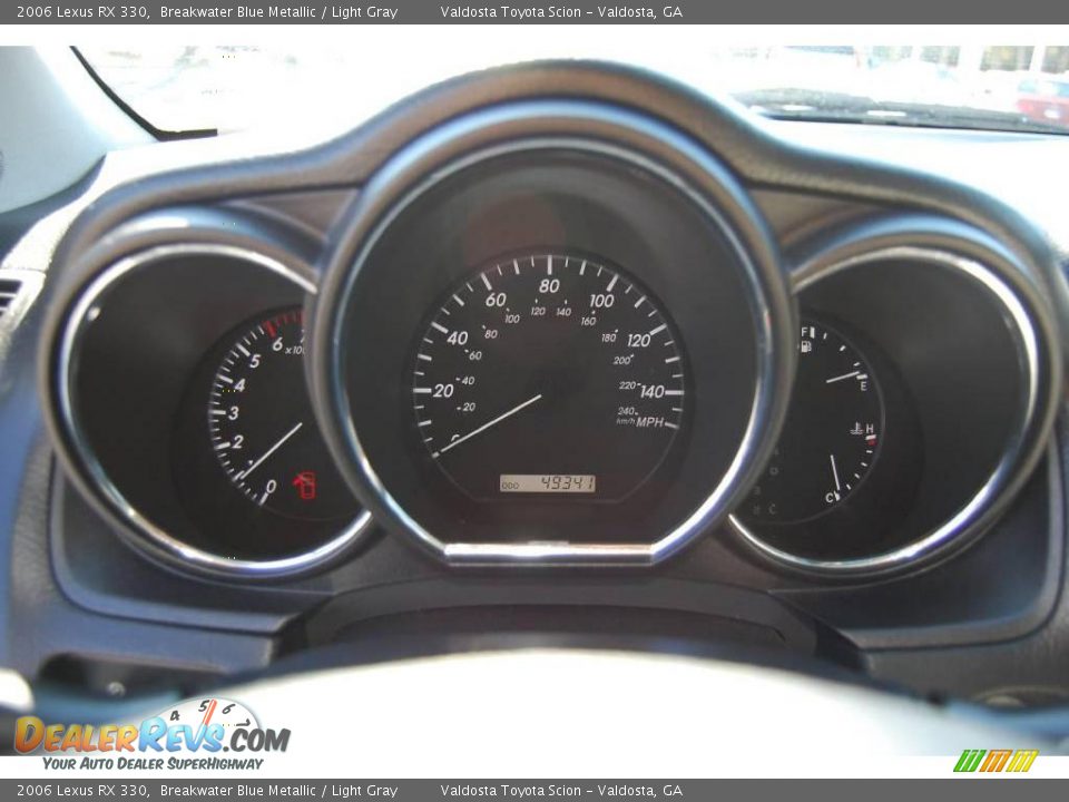 2006 Lexus RX 330 Breakwater Blue Metallic / Light Gray Photo #11