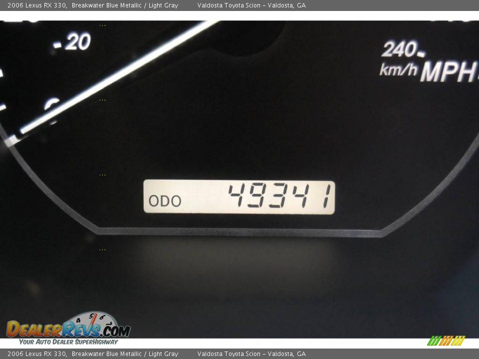 2006 Lexus RX 330 Breakwater Blue Metallic / Light Gray Photo #12