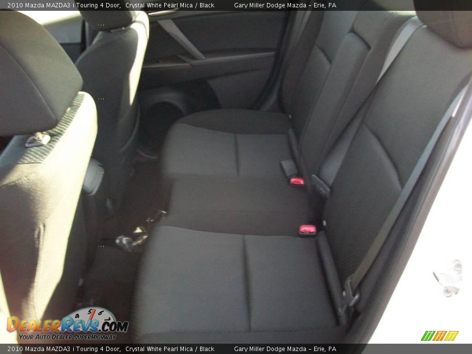 2010 Mazda MAZDA3 i Touring 4 Door Crystal White Pearl Mica / Black Photo #13