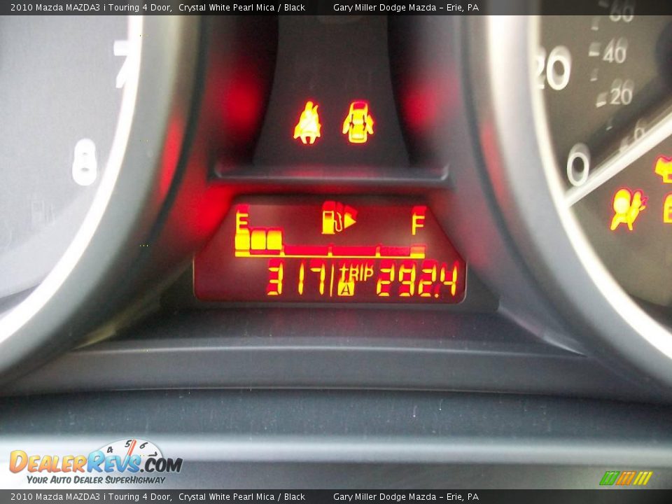2010 Mazda MAZDA3 i Touring 4 Door Crystal White Pearl Mica / Black Photo #15