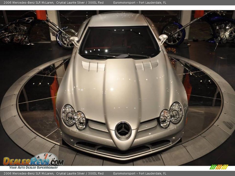 2006 Mercedes-Benz SLR McLaren Crystal Laurite Silver / 300SL Red Photo #2