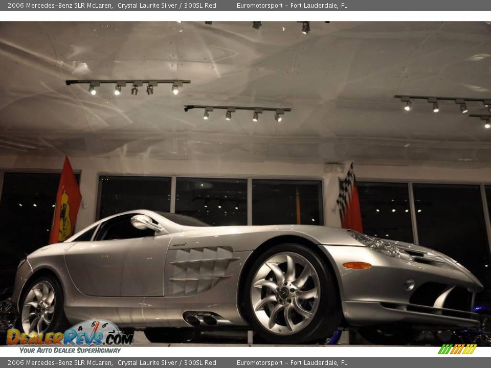 2006 Mercedes-Benz SLR McLaren Crystal Laurite Silver / 300SL Red Photo #4