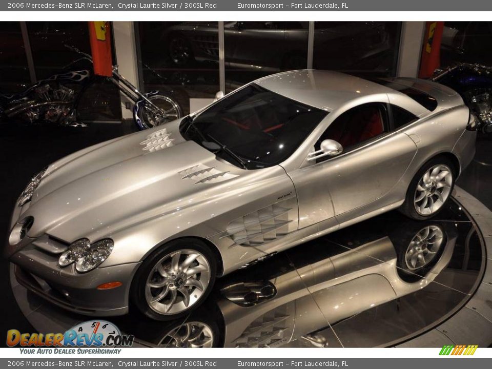 2006 Mercedes-Benz SLR McLaren Crystal Laurite Silver / 300SL Red Photo #9