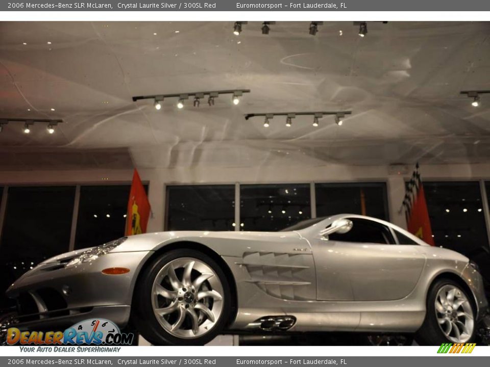 2006 Mercedes-Benz SLR McLaren Crystal Laurite Silver / 300SL Red Photo #12