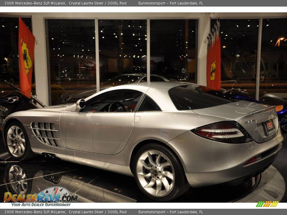 2006 Mercedes-Benz SLR McLaren Crystal Laurite Silver / 300SL Red Photo #18