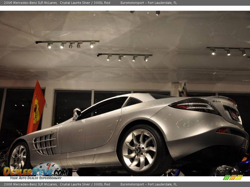 2006 Mercedes-Benz SLR McLaren Crystal Laurite Silver / 300SL Red Photo #20