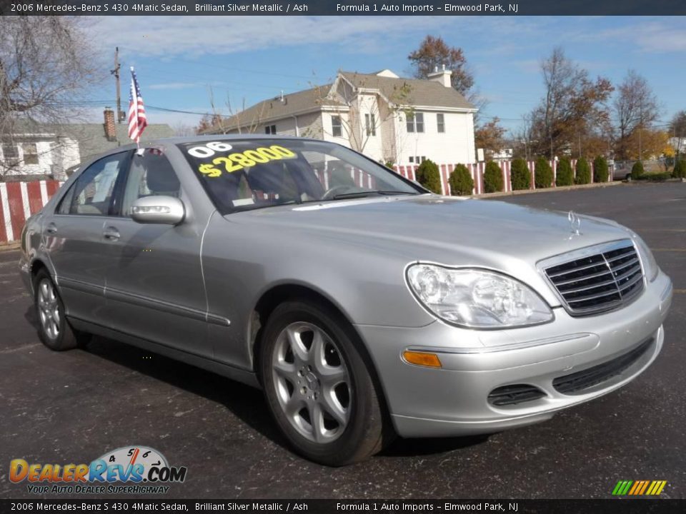 2006 Mercedes-Benz S 430 4Matic Sedan Brilliant Silver Metallic / Ash Photo #2