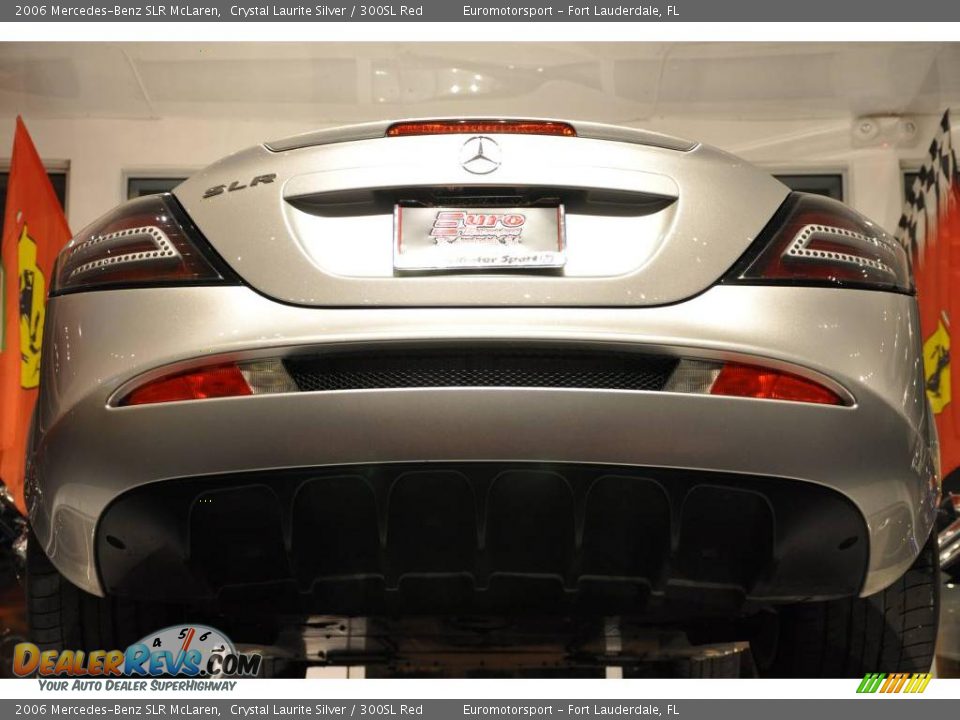 2006 Mercedes-Benz SLR McLaren Crystal Laurite Silver / 300SL Red Photo #24