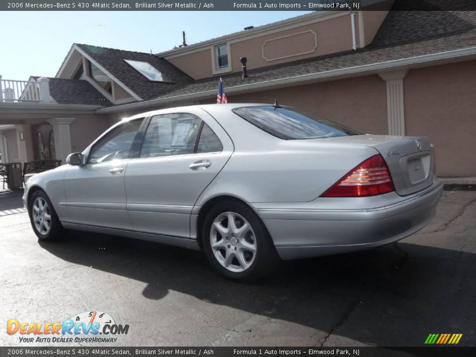 2006 Mercedes-Benz S 430 4Matic Sedan Brilliant Silver Metallic / Ash Photo #4