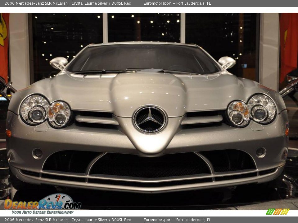 2006 Mercedes-Benz SLR McLaren Crystal Laurite Silver / 300SL Red Photo #26