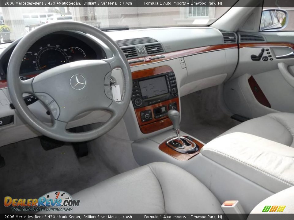 2006 Mercedes-Benz S 430 4Matic Sedan Brilliant Silver Metallic / Ash Photo #5