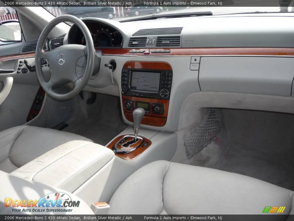 2006 Mercedes-Benz S 430 4Matic Sedan Brilliant Silver Metallic / Ash Photo #6