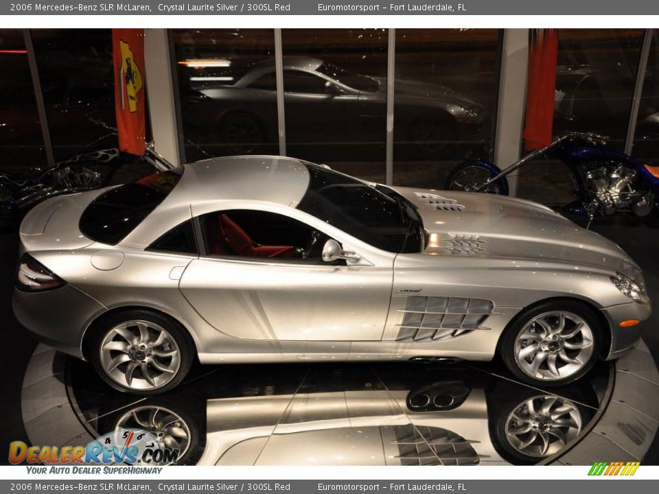 2006 Mercedes-Benz SLR McLaren Crystal Laurite Silver / 300SL Red Photo #29