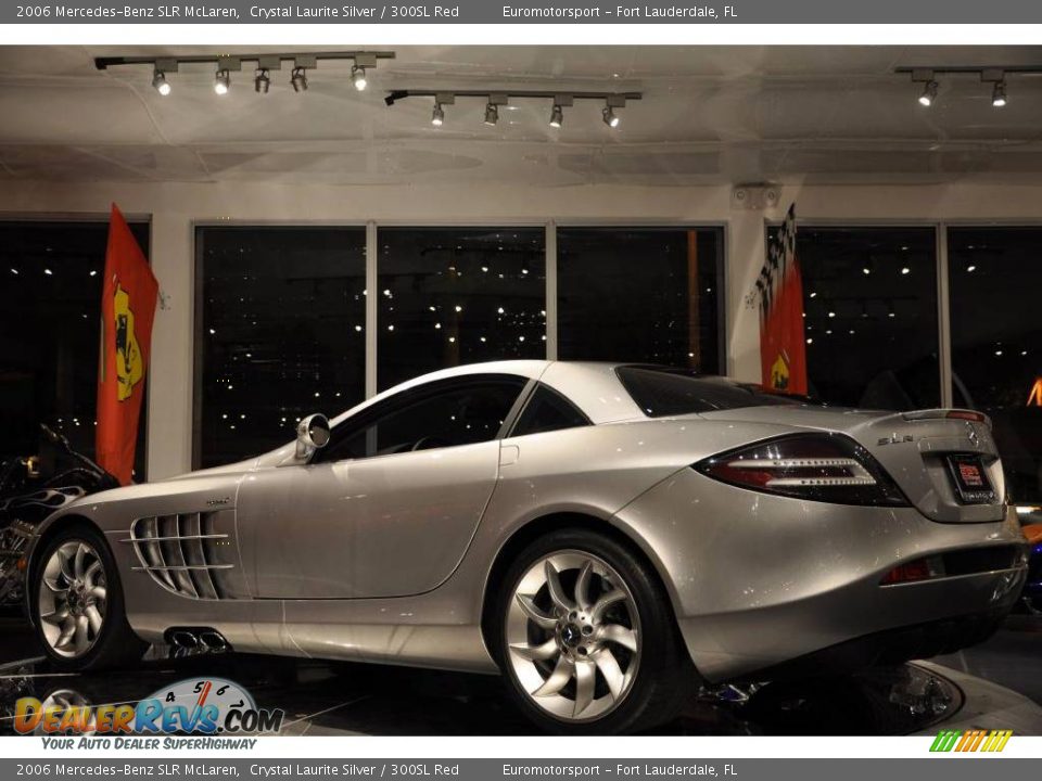 2006 Mercedes-Benz SLR McLaren Crystal Laurite Silver / 300SL Red Photo #30