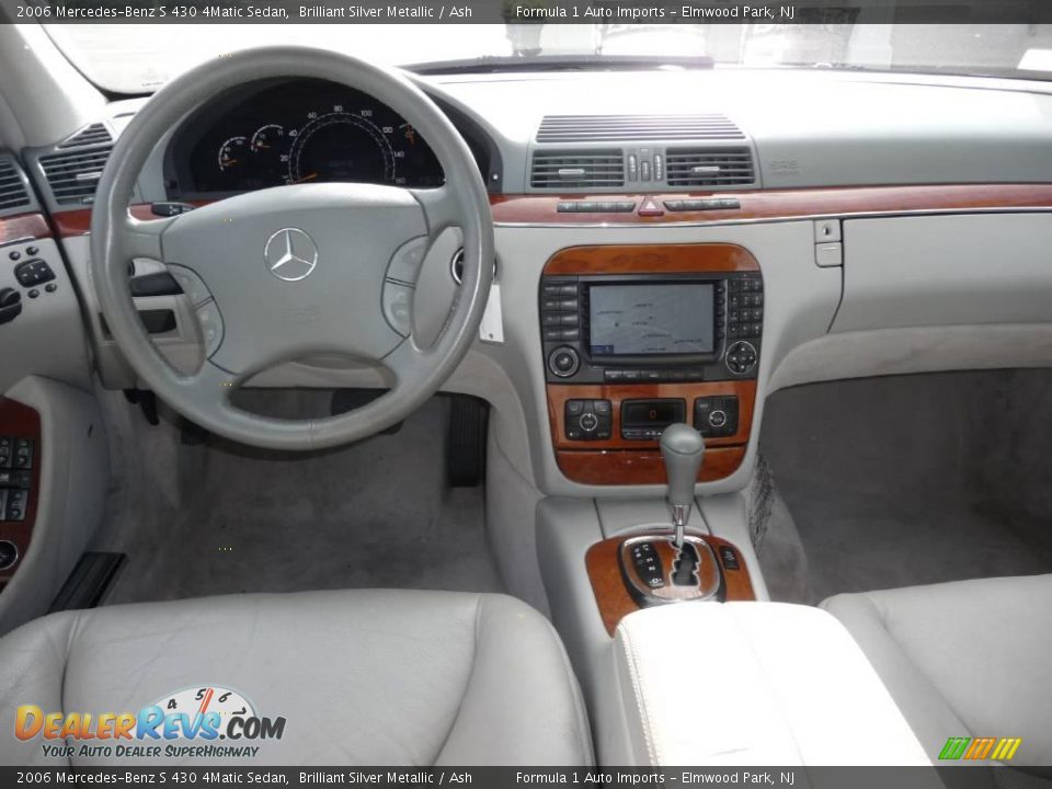 2006 Mercedes-Benz S 430 4Matic Sedan Brilliant Silver Metallic / Ash Photo #9